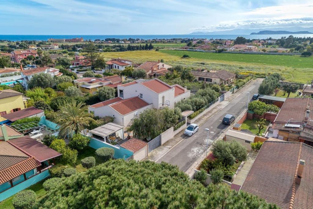 La Casa Degli Ulivi Appartamento In Villa Con Patio Quartu SantʼElena Εξωτερικό φωτογραφία
